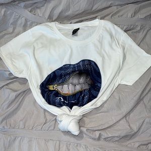 Bitten Lip Tee